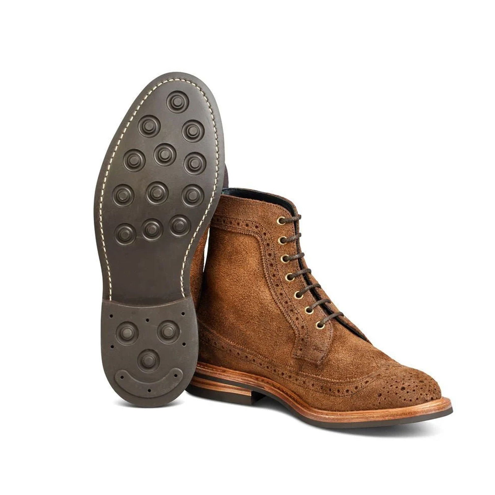 Simon Longwing Snuff Repello Suede - Milanese Leather