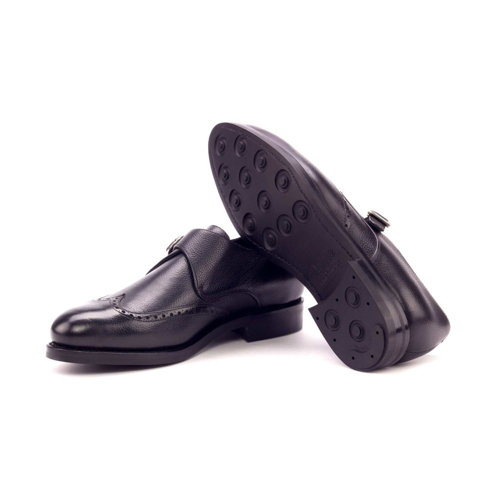 Single Monk Shoes CRISPIN - Milanese Leather