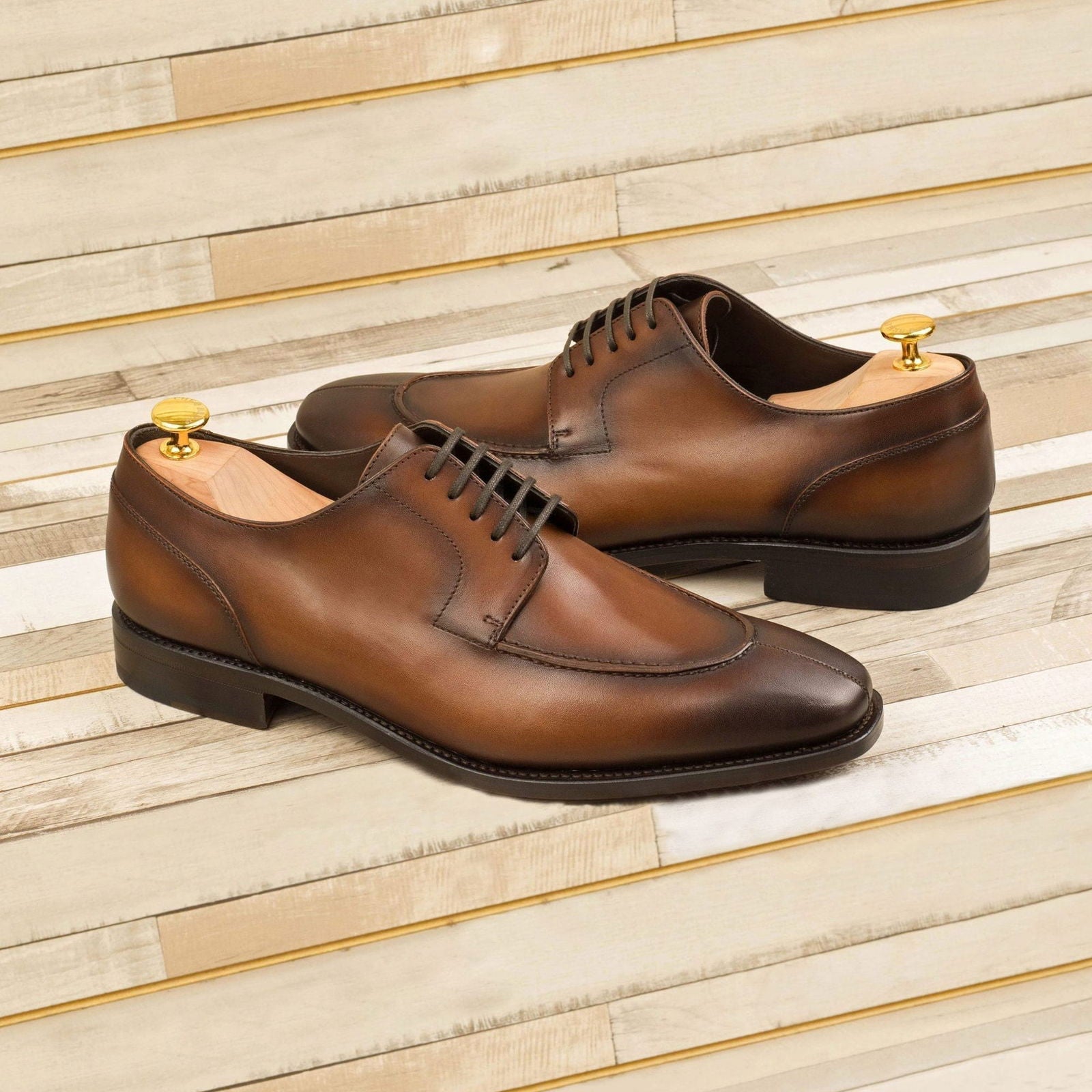Split Toe Derby Shoes CONGRESS - Milanese Leather