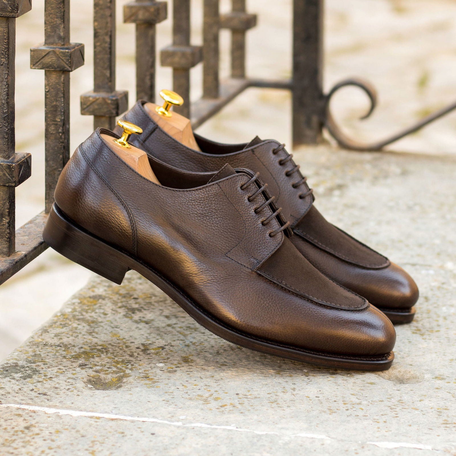 Split Toe Derby Shoes UNION - Milanese Leather