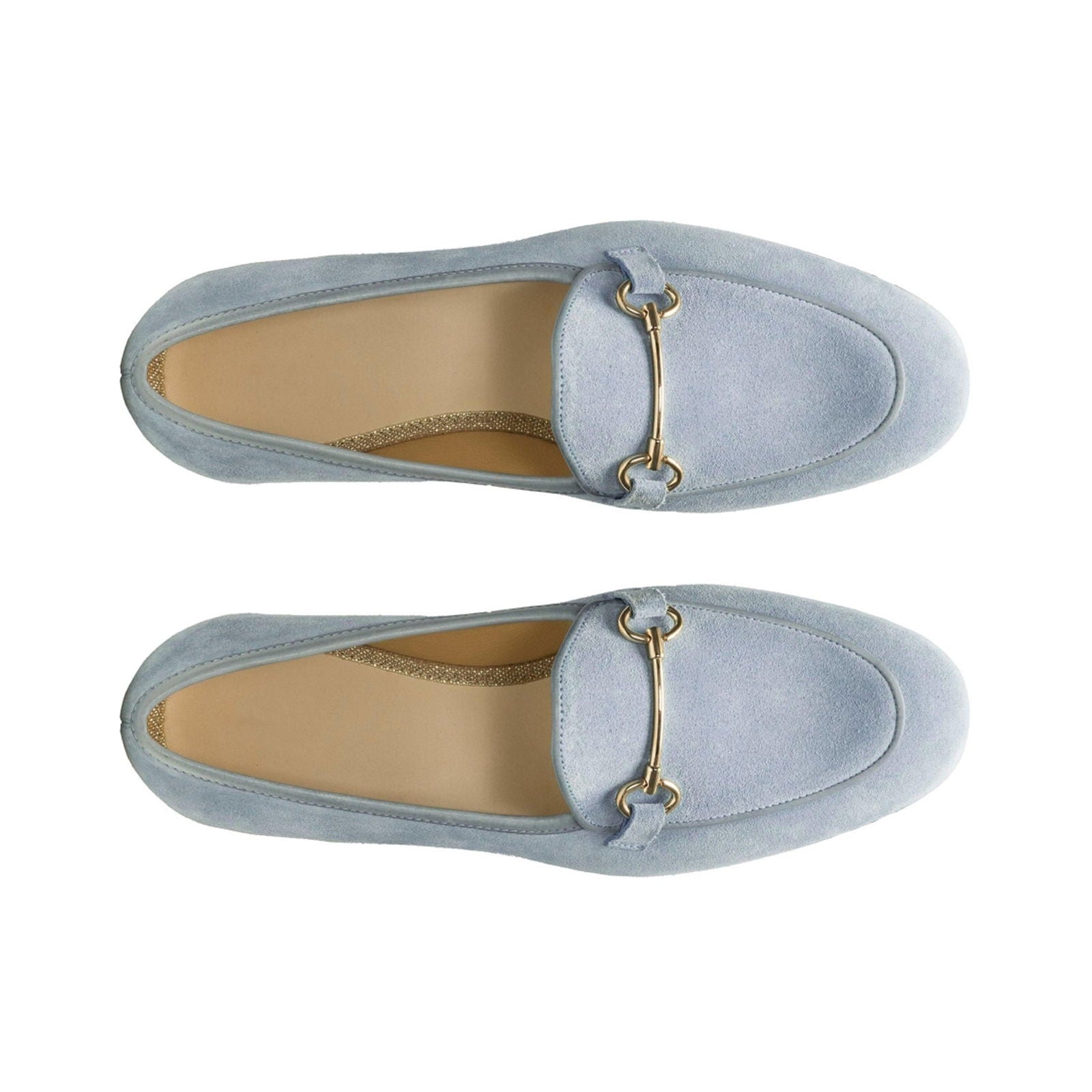 Stella II Sky Blue Suede - Milanese Leather