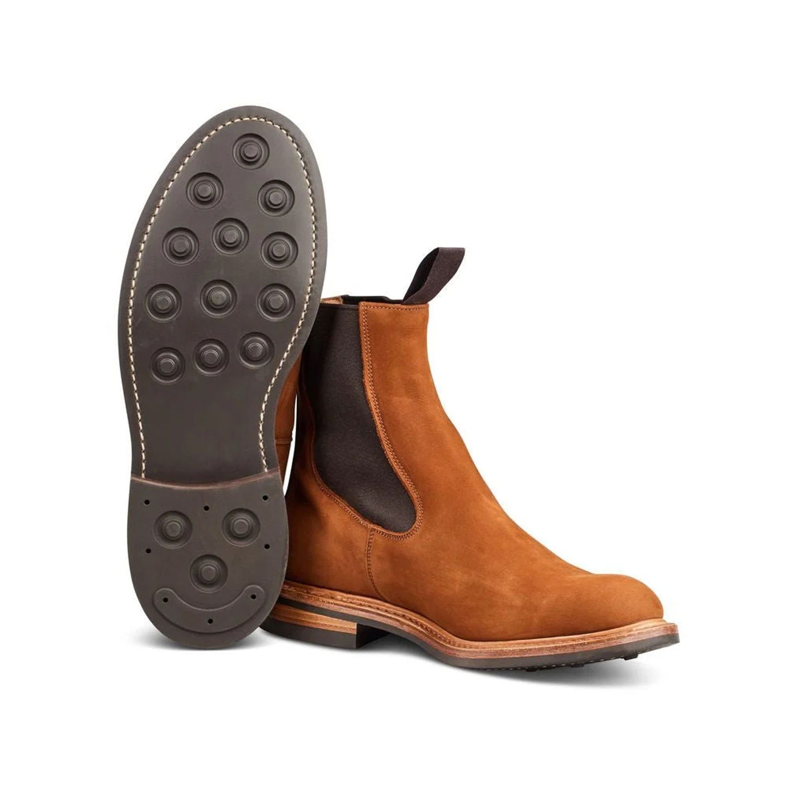 Stephen Chelsea Boot Whisky Hydro Nubuck - Milanese Leather