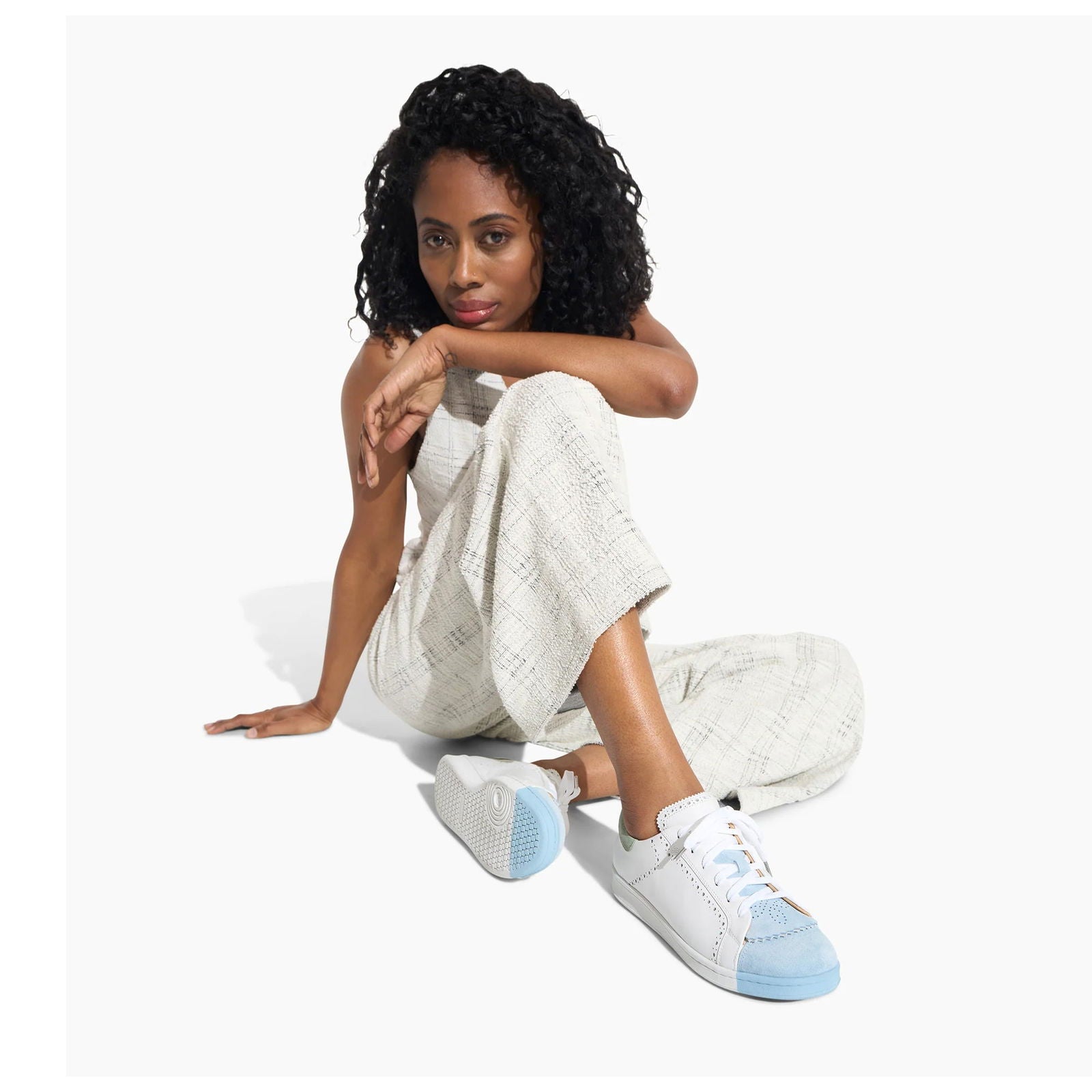 the Elliot Sneaker Sweet Mint - Milanese Leather