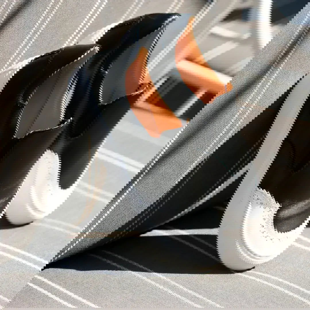 the Harper Sneaker - Milanese Leather