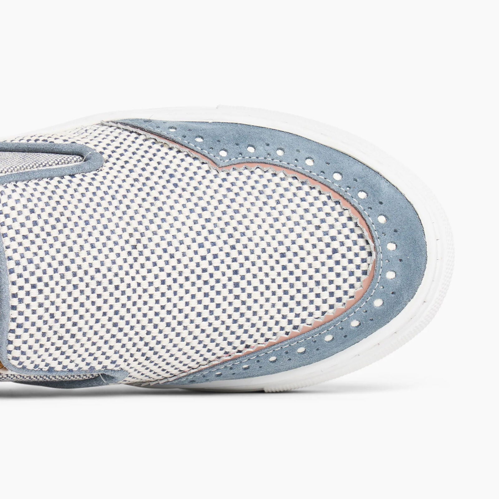 the Harper Sneaker Saint-Tropez Blue - Milanese Leather