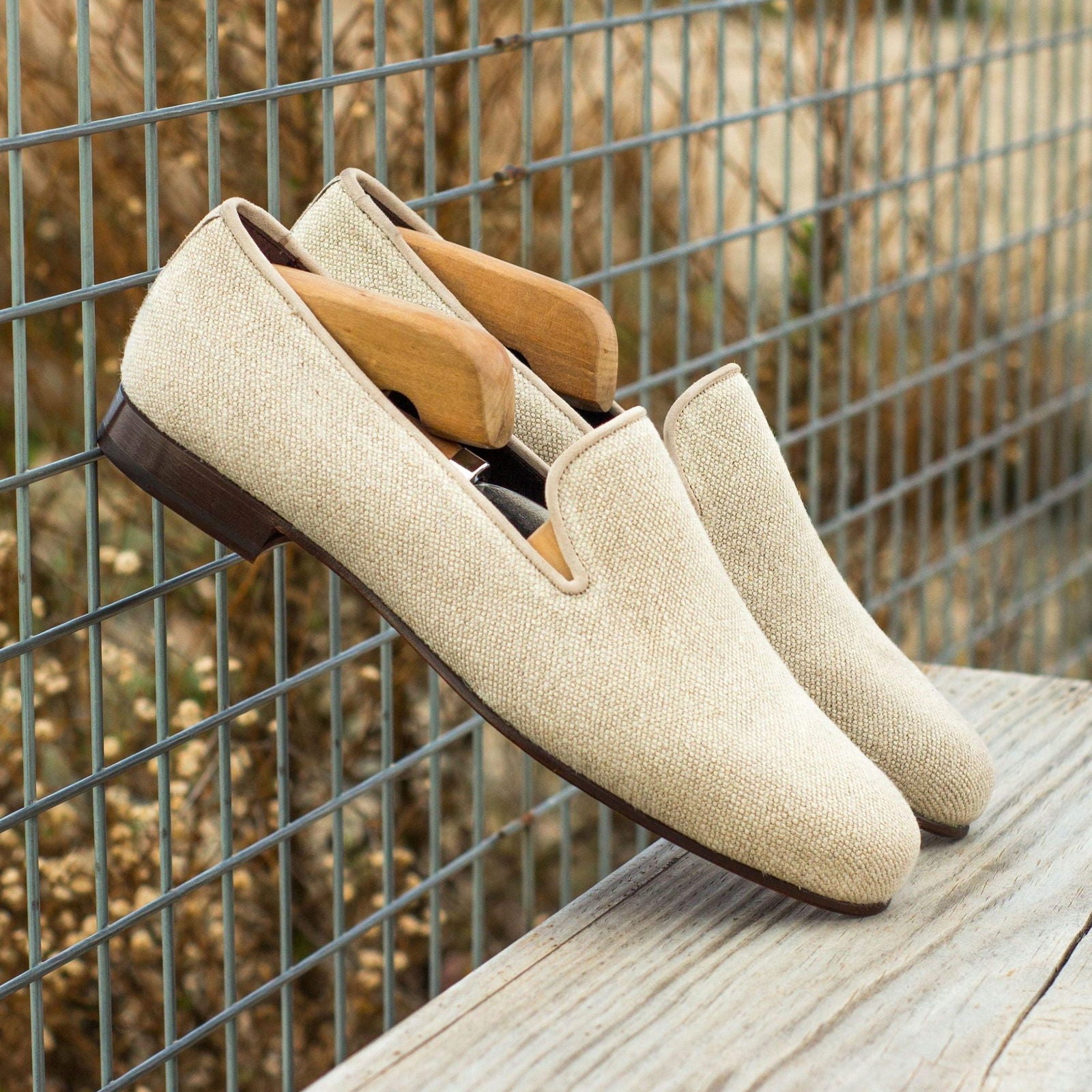 Albert Slippers BISQUE - Milanese Leather