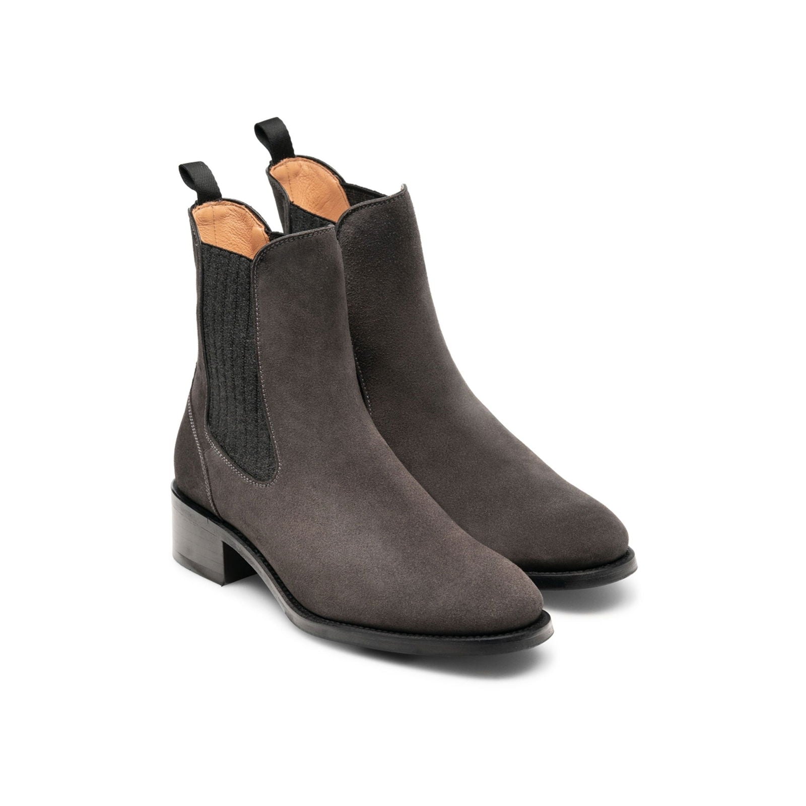 Anna Grafite Suede - Milanese Leather