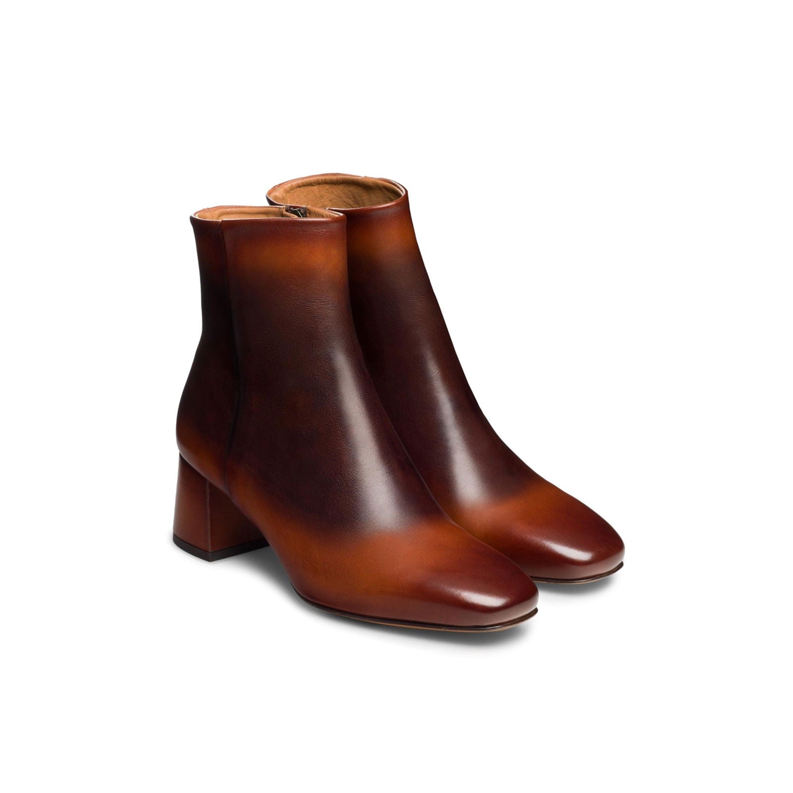 Arlyne Cognac and Brown - Milanese Leather