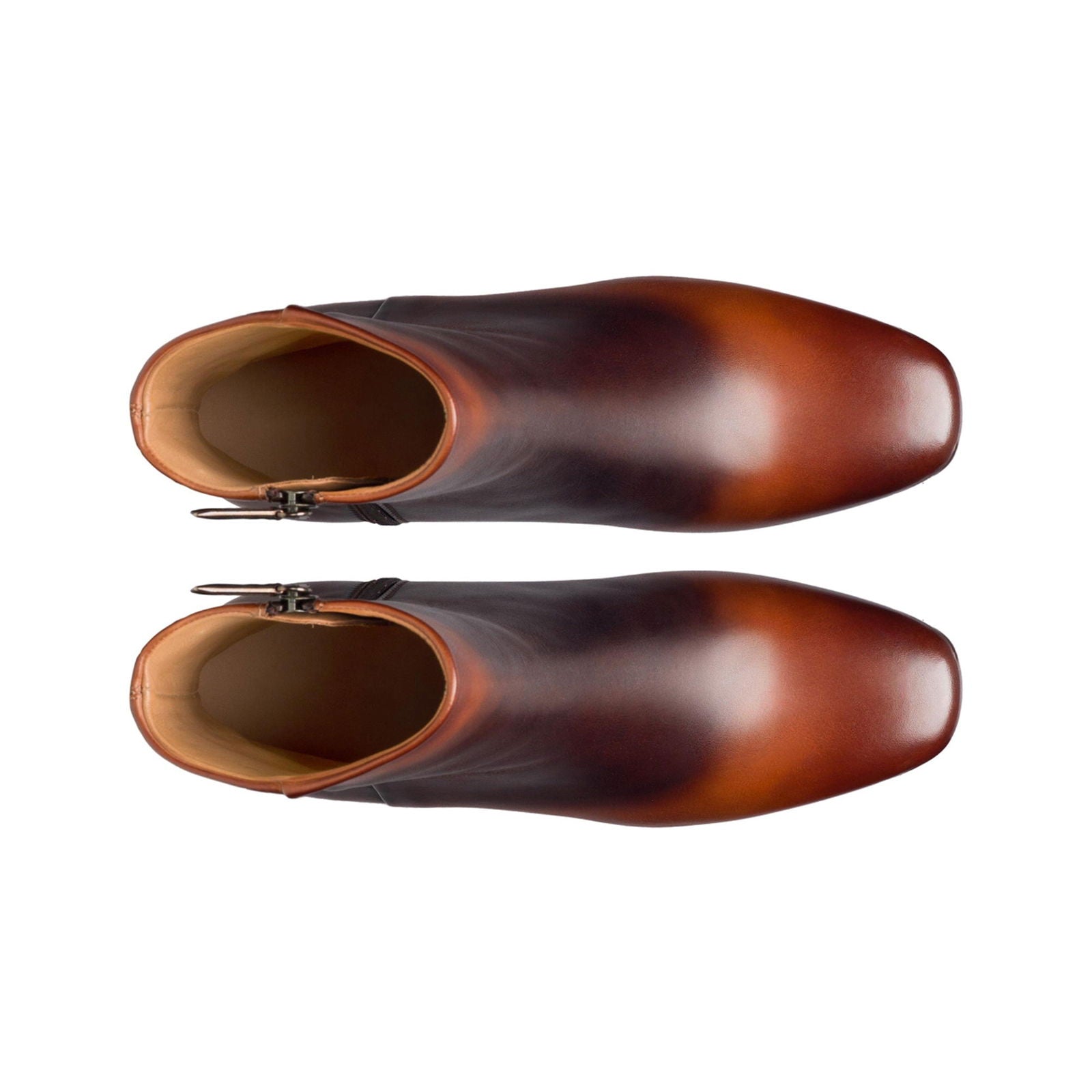 Arlyne Cognac and Brown - Milanese Leather