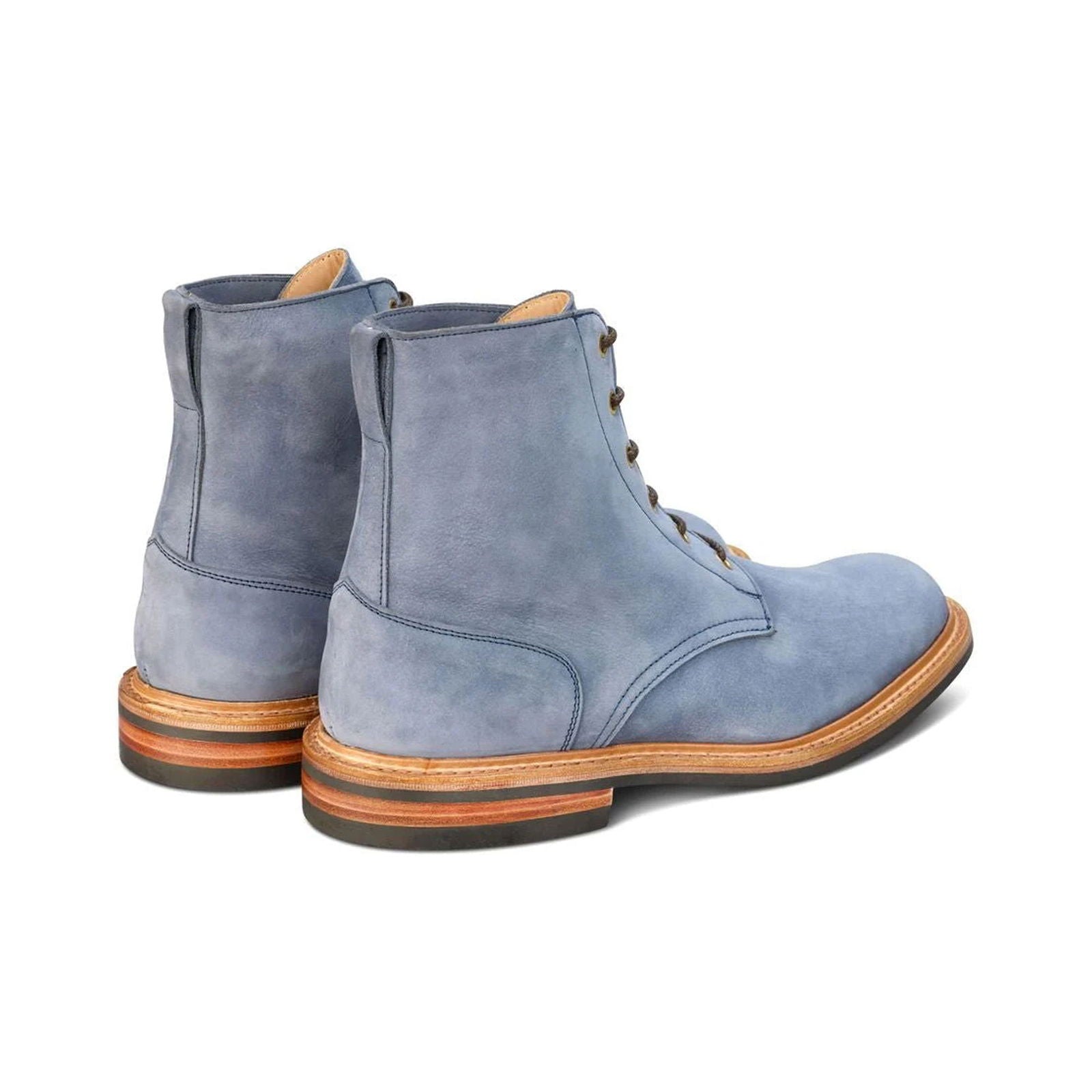 Bernwood Logger Boot Denim Hydro Nubuck - Milanese Leather