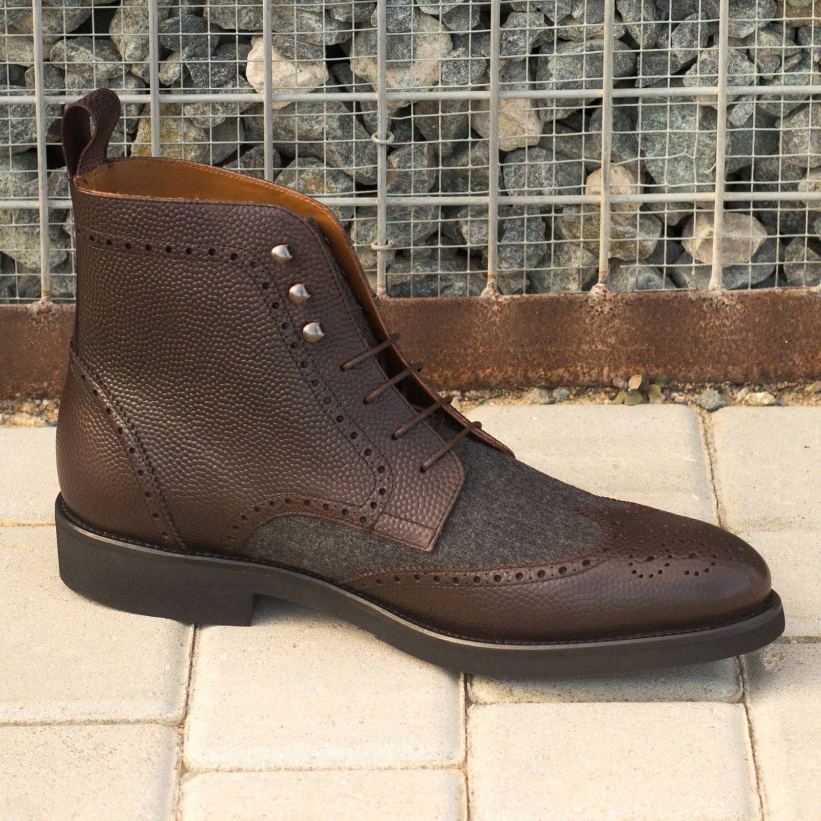 Brogue Boots GORMAN - Milanese Leather