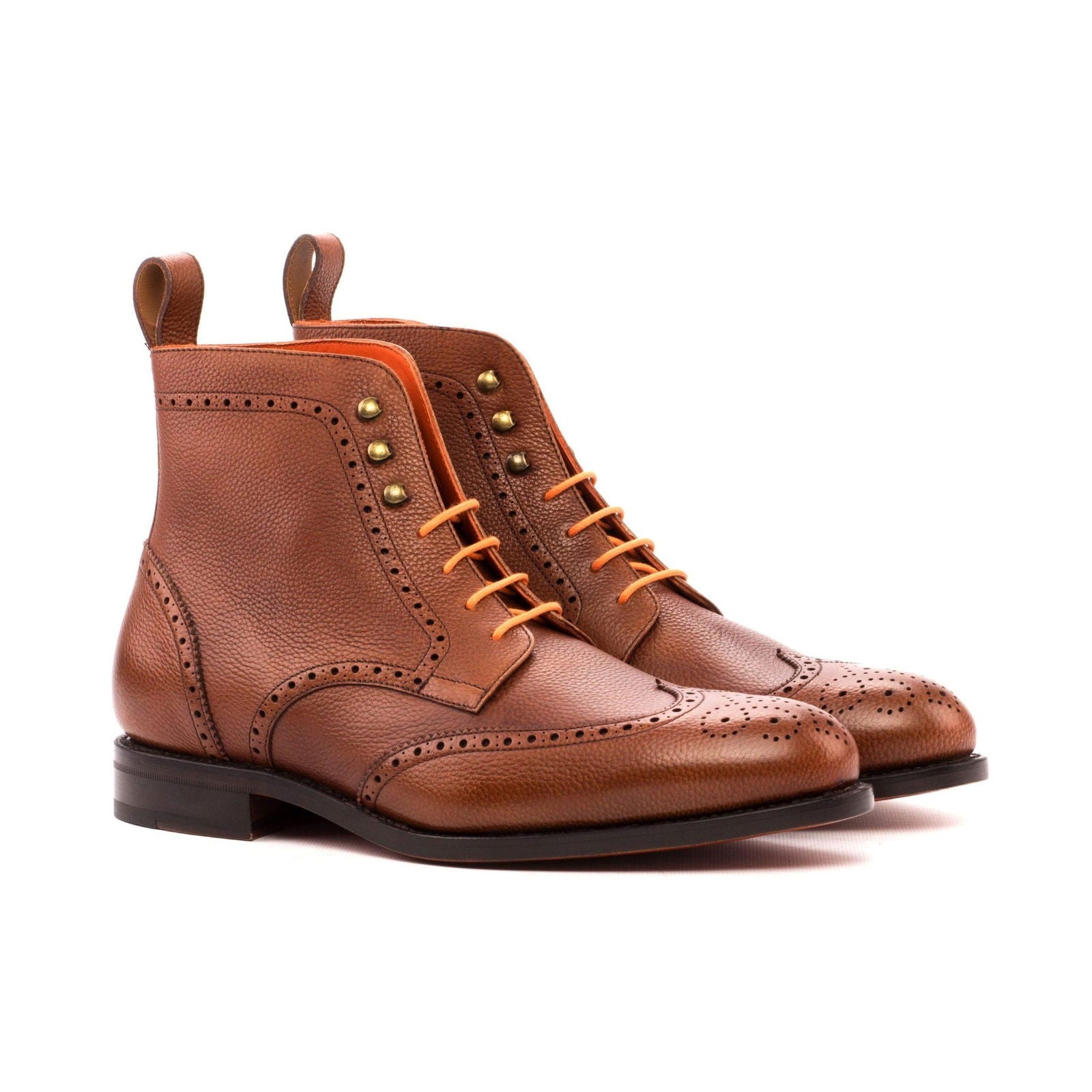 Brogue Boots JIMMY - Milanese Leather