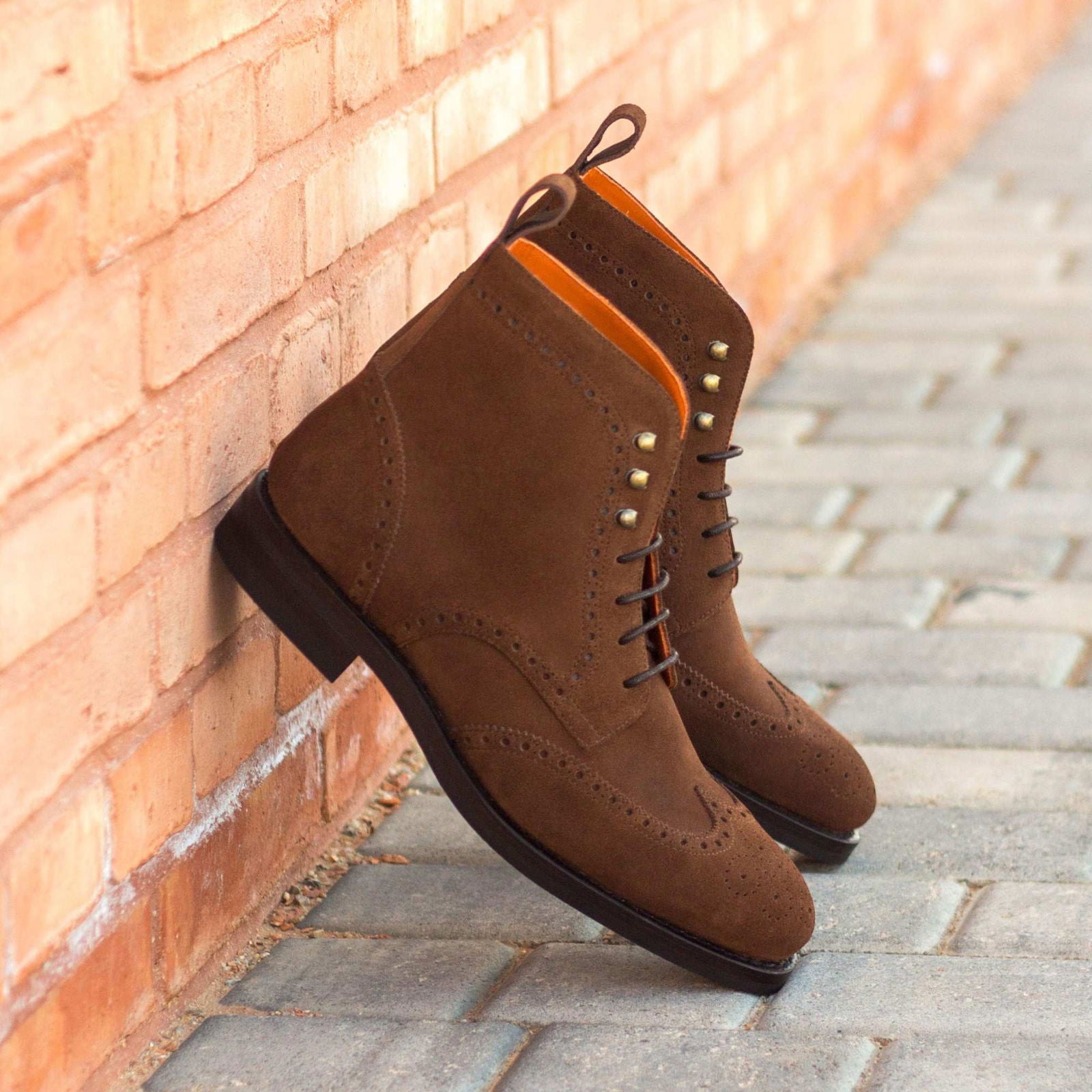 Brogue Boots SNUFFLE - Milanese Leather