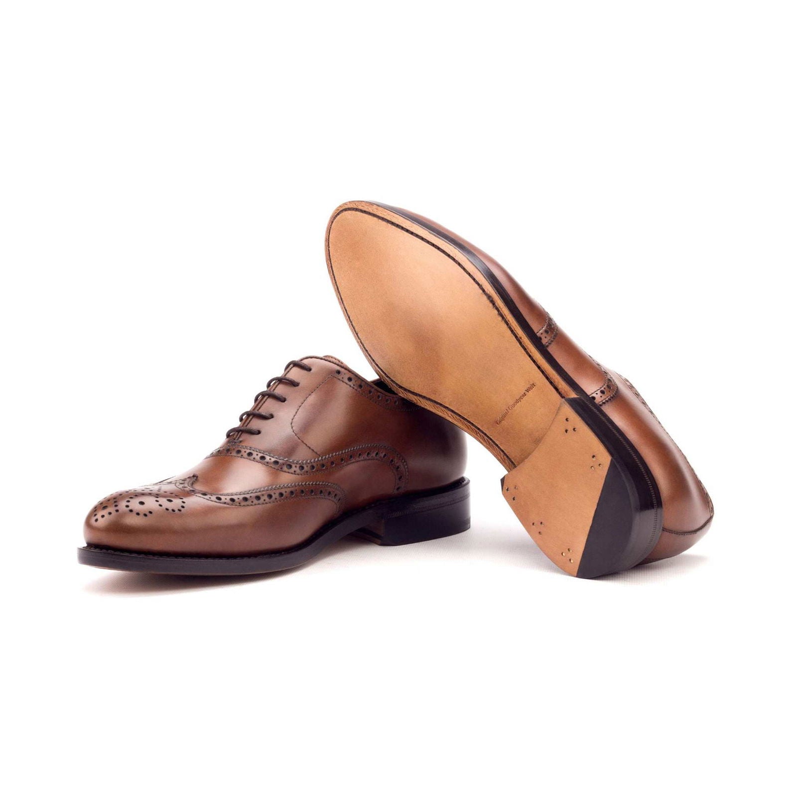 Brogue Shoes ARTHUR - Milanese Leather