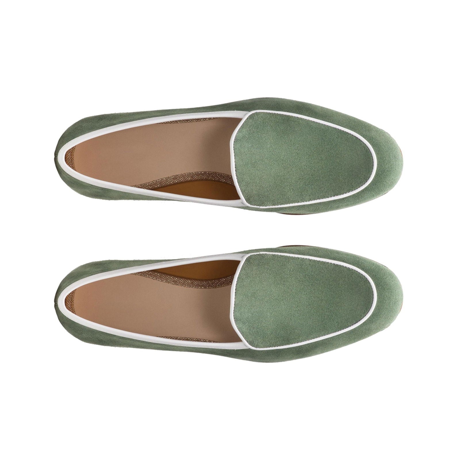 Charlotte II Green Suede - Milanese Leather