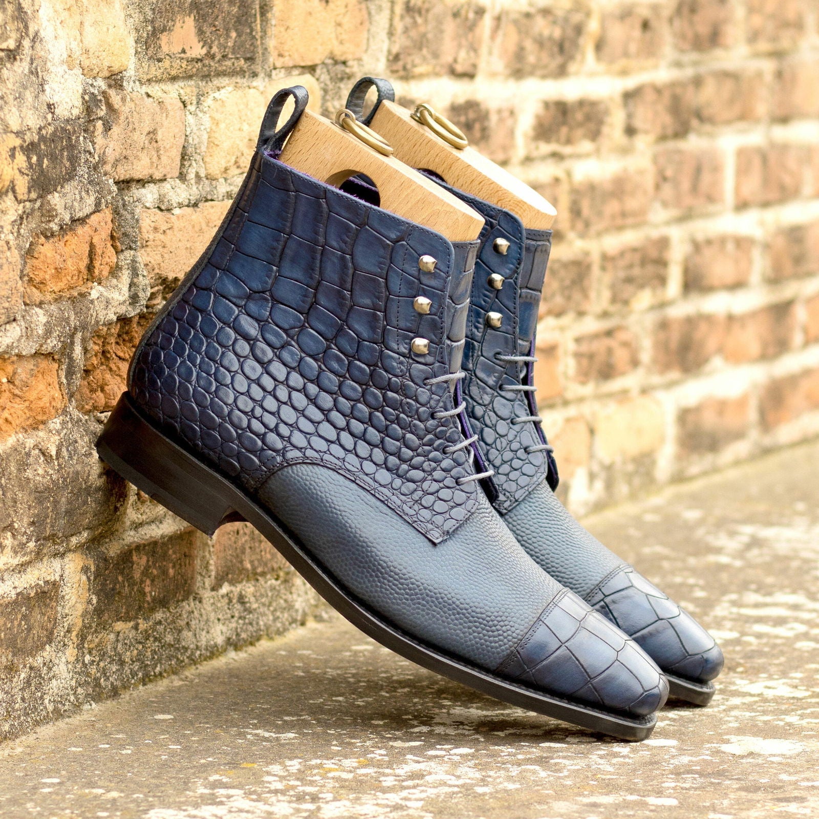 Derby Boots GABBY - Milanese Leather