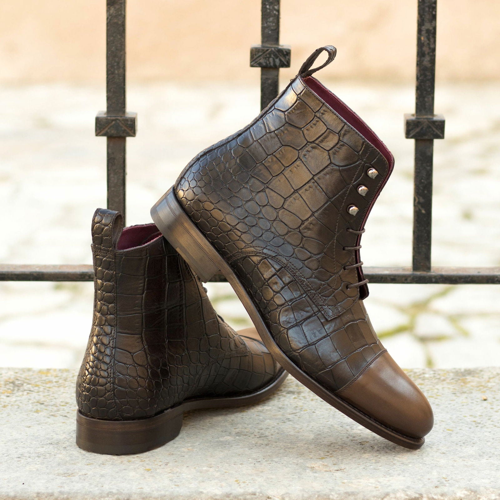 Derby Boots SAMSON - Milanese Leather