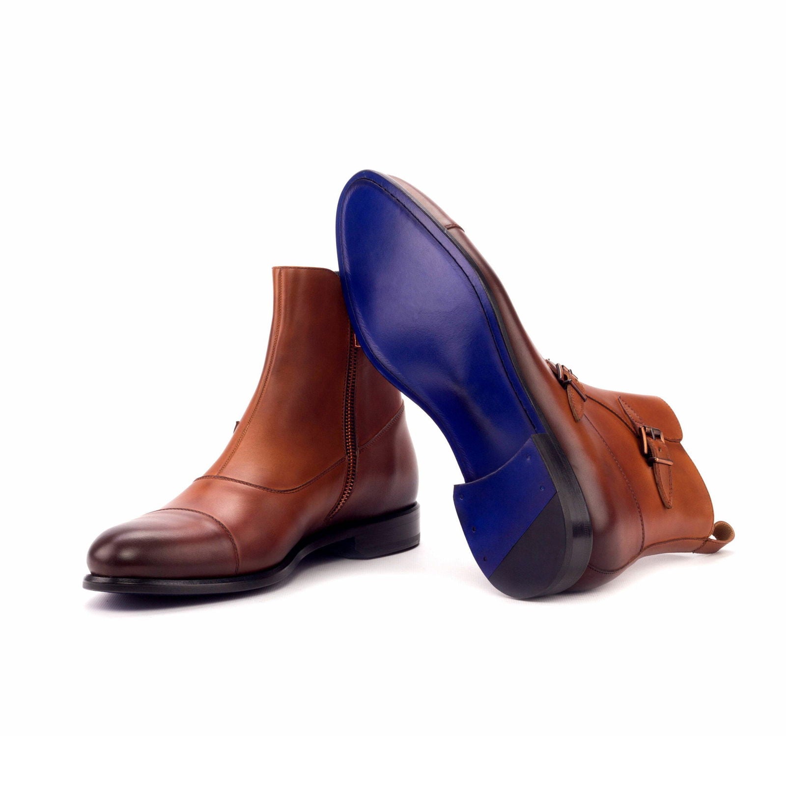 Double Monk Boots BOTHWELL - Milanese Leather