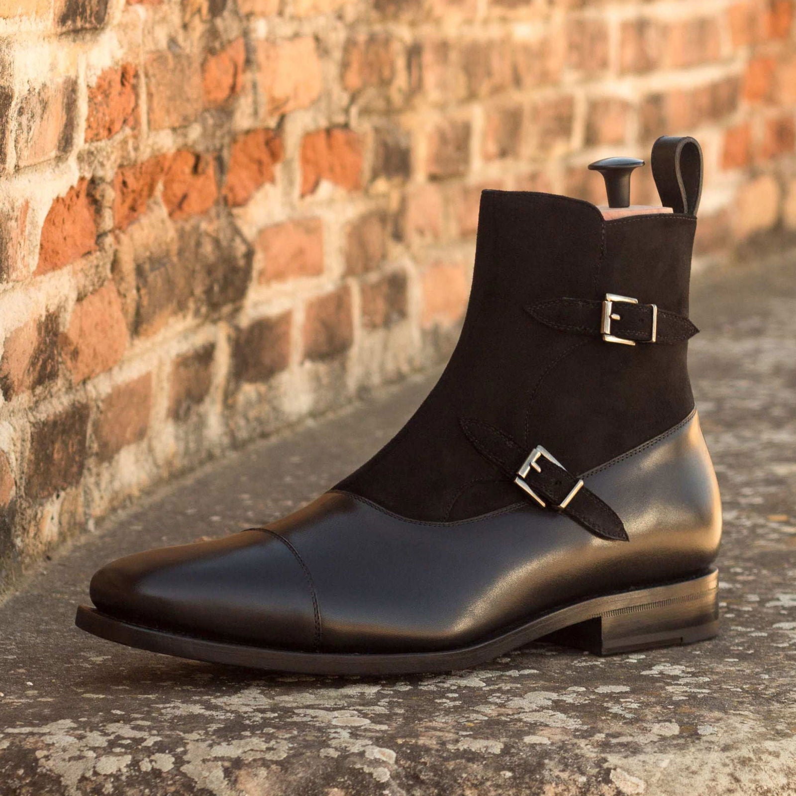 Double Monk Boots COLLOSS - Milanese Leather