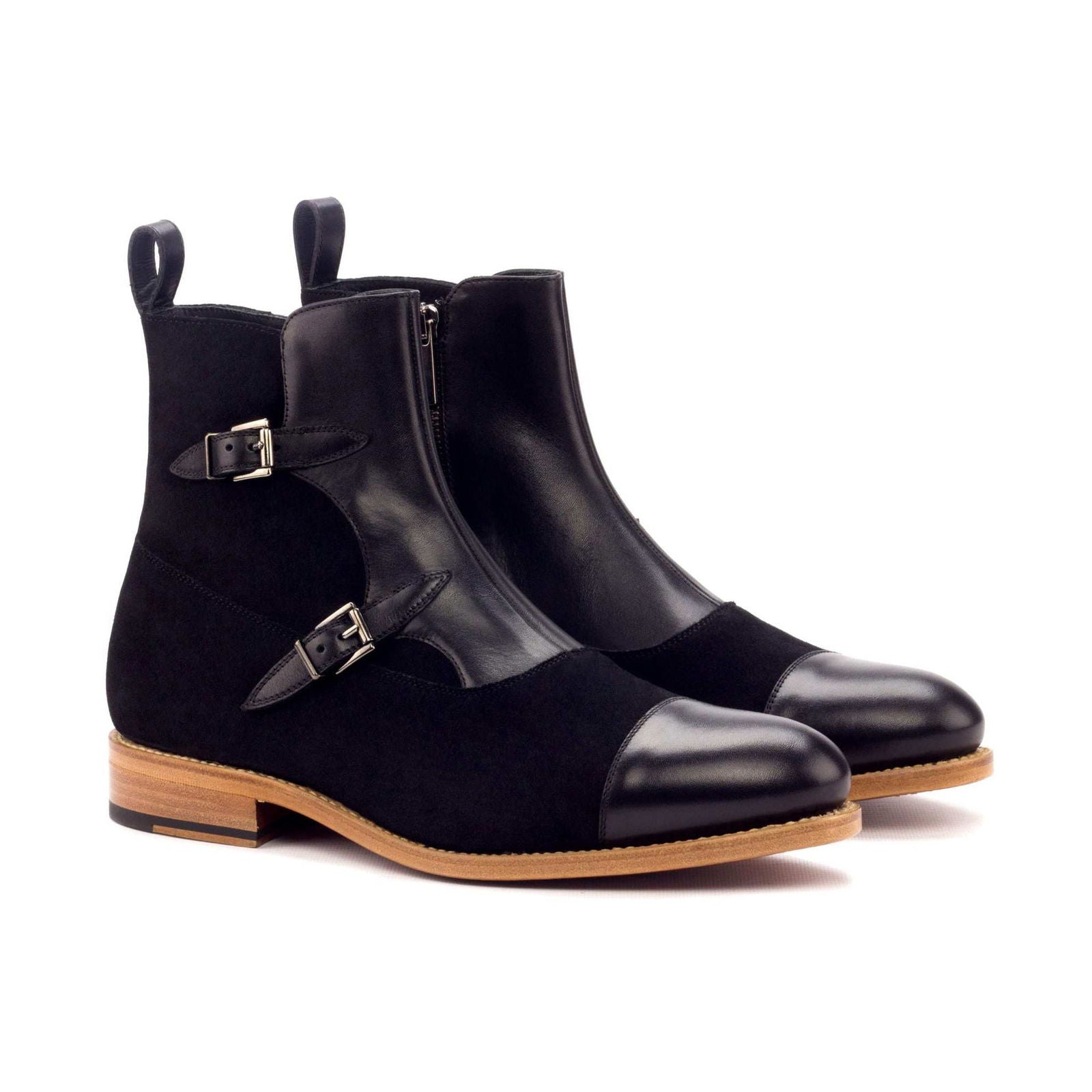 Double Monk Boots EMPOLA - Milanese Leather