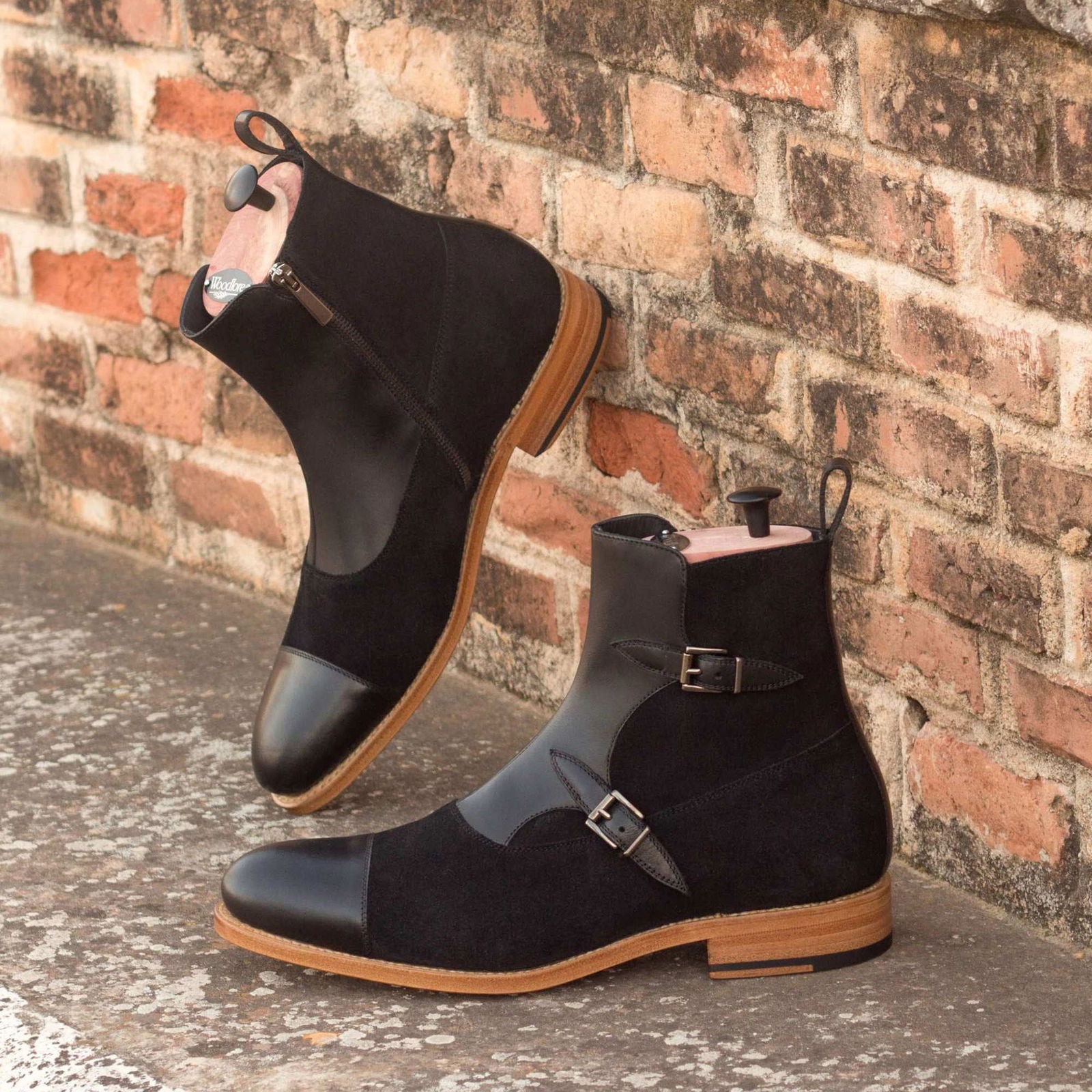 Double Monk Boots EMPOLA - Milanese Leather