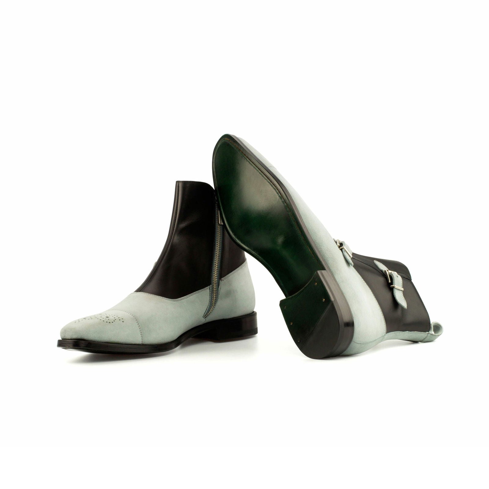 Double Monk Boots PEPE - Milanese Leather