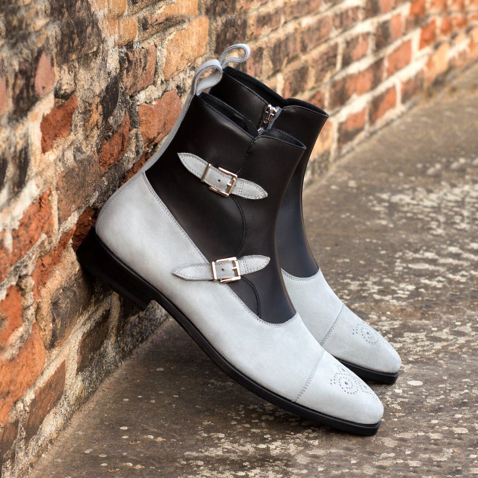 Double Monk Boots PEPE - Milanese Leather