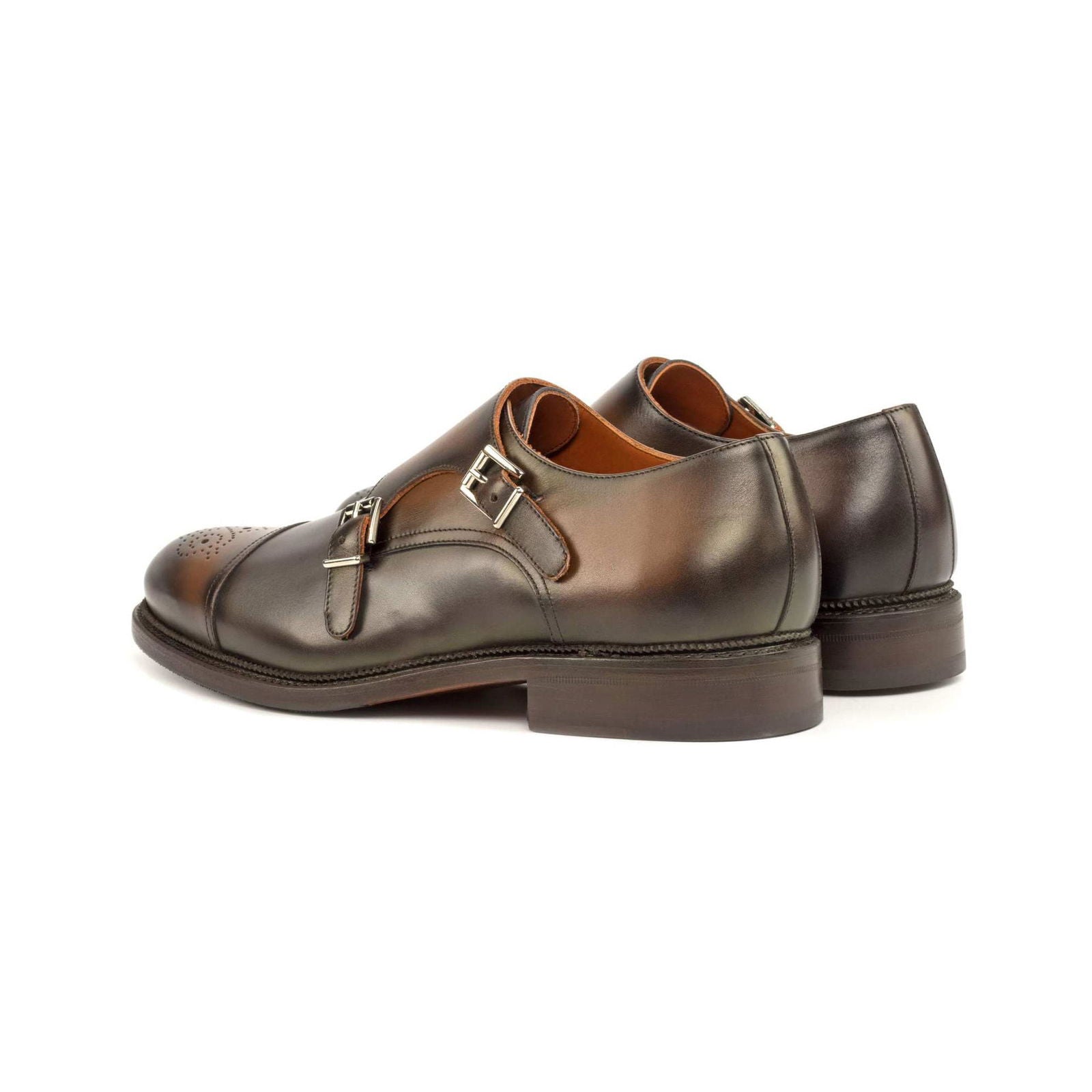 Double Monk Shoes BLADON - Milanese Leather