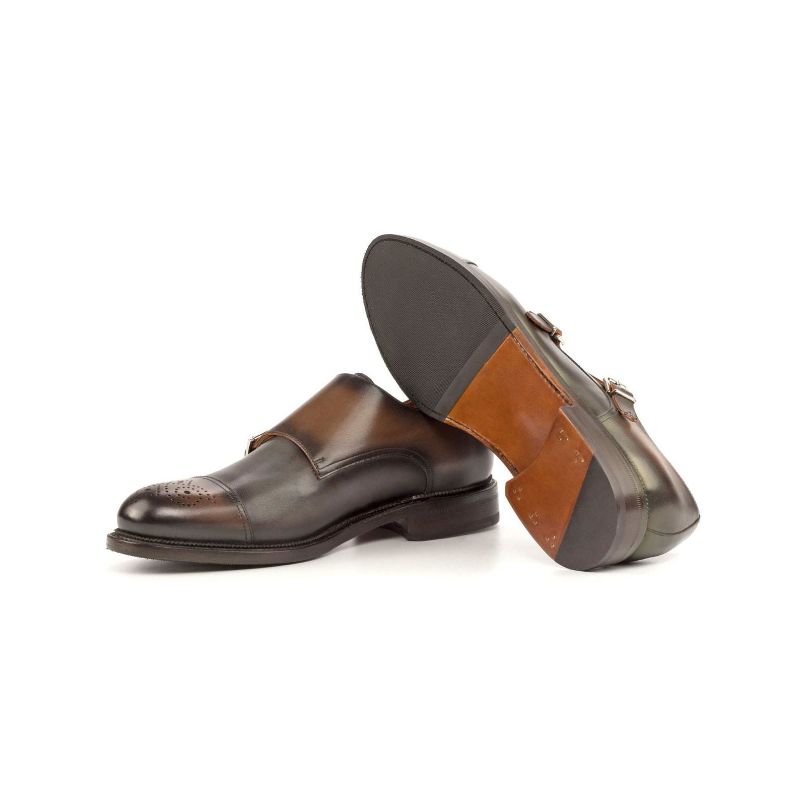 Double Monk Shoes BLADON - Milanese Leather