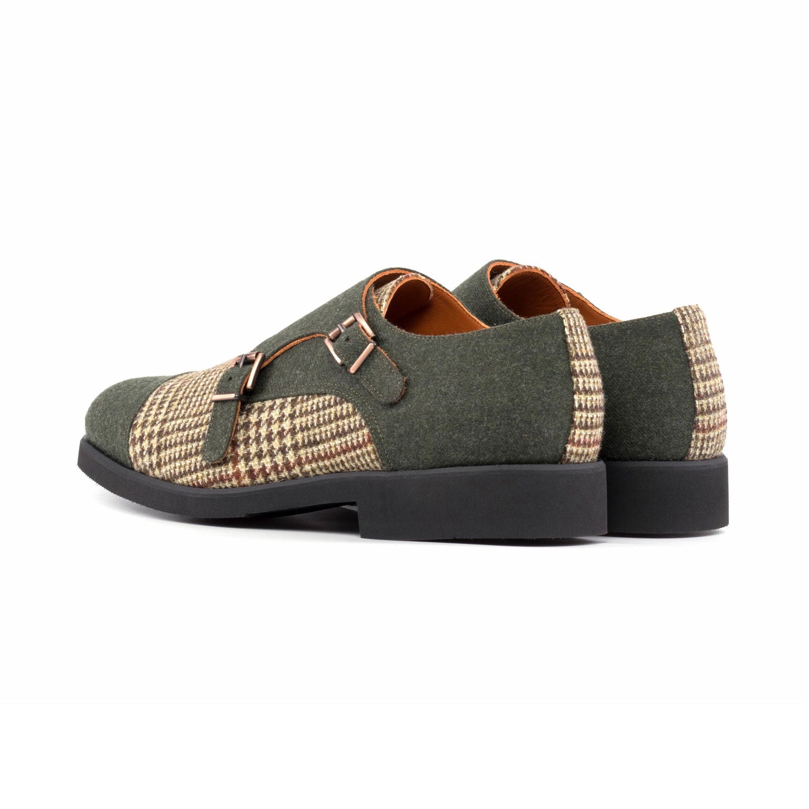 Double Monk Shoes CARNEY - Milanese Leather