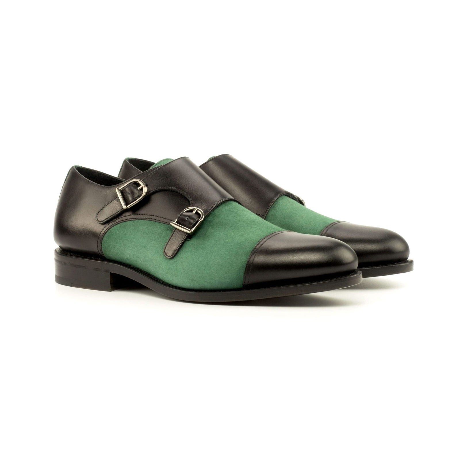 Double Monk Shoes CLOVER - Milanese Leather