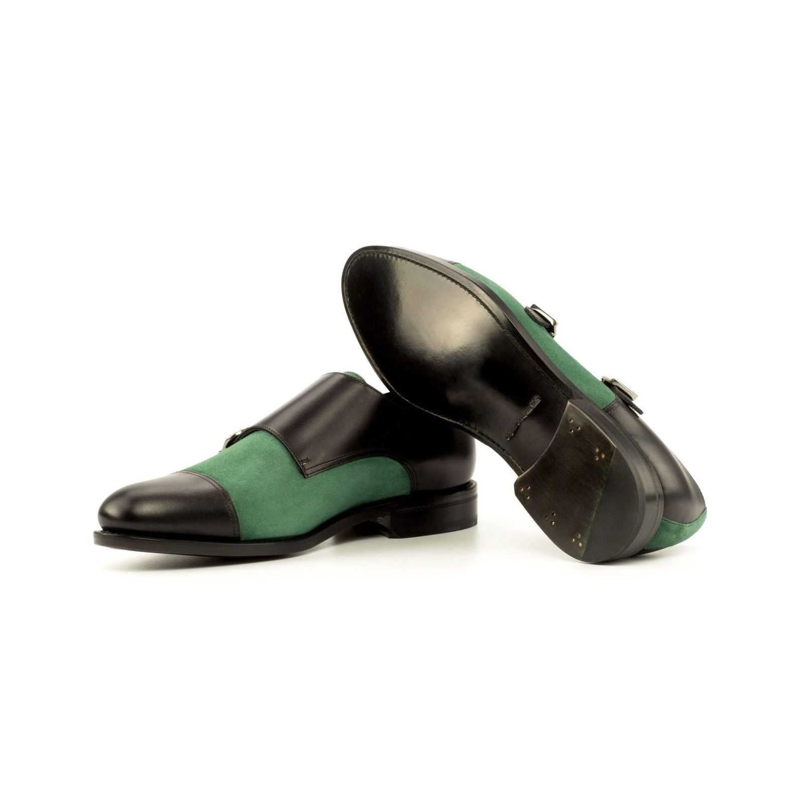 Double Monk Shoes CLOVER - Milanese Leather