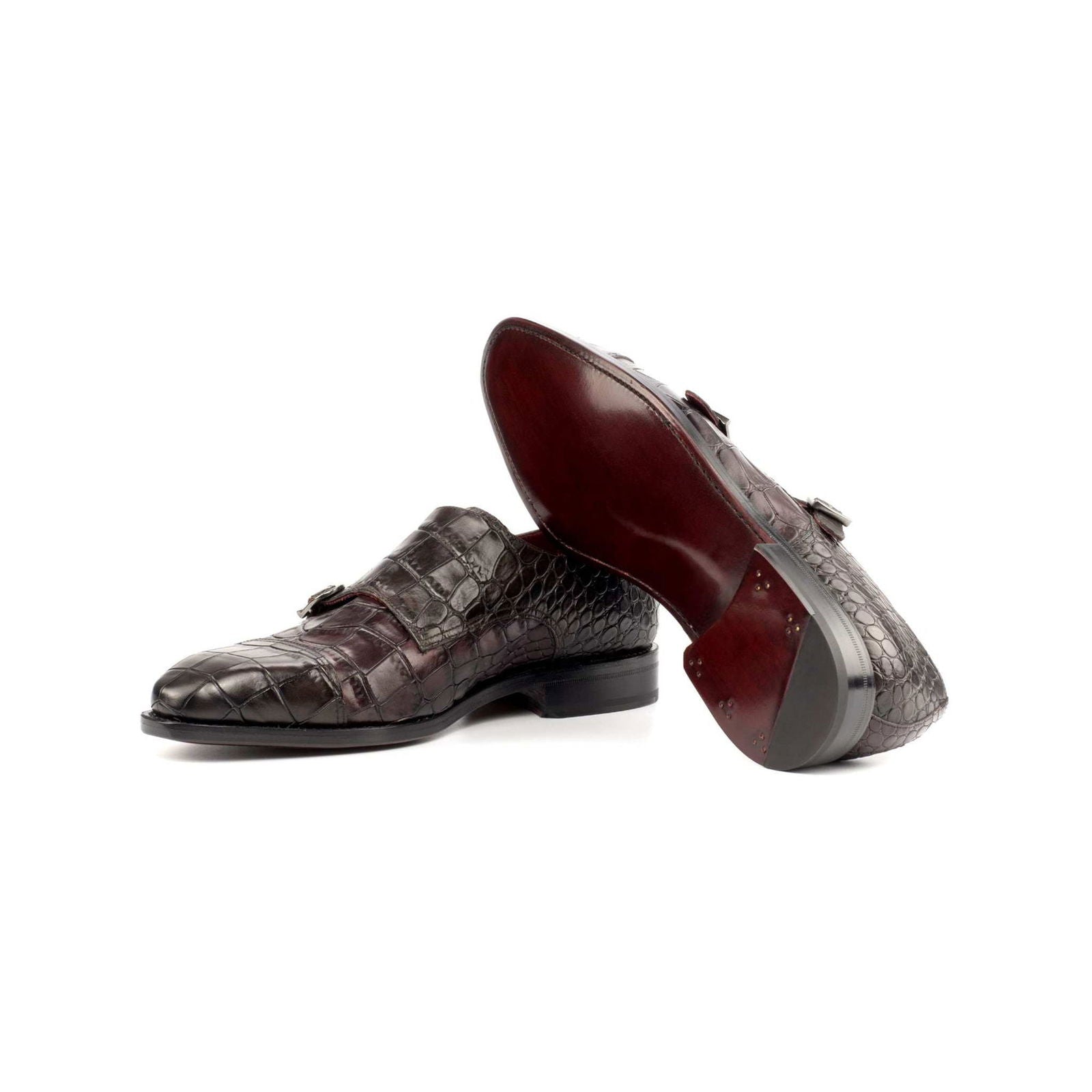 Double Monk Shoes ERNESTO - Milanese Leather