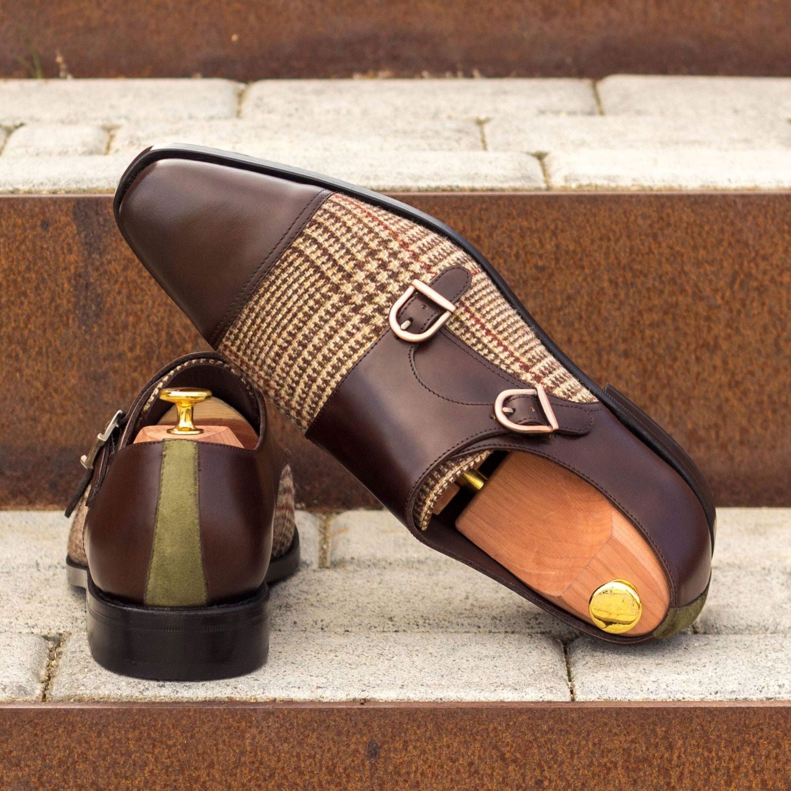 Double Monk Shoes MANTUA - Milanese Leather