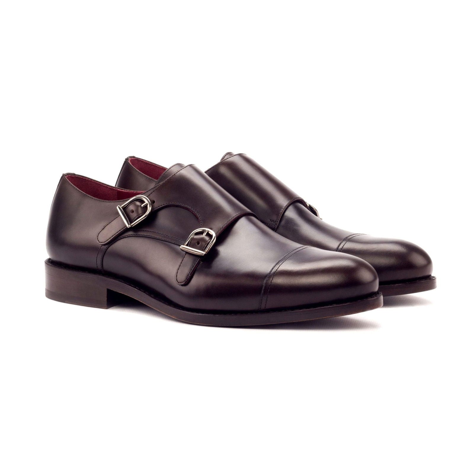 Double Monk Shoes MARLON - Milanese Leather