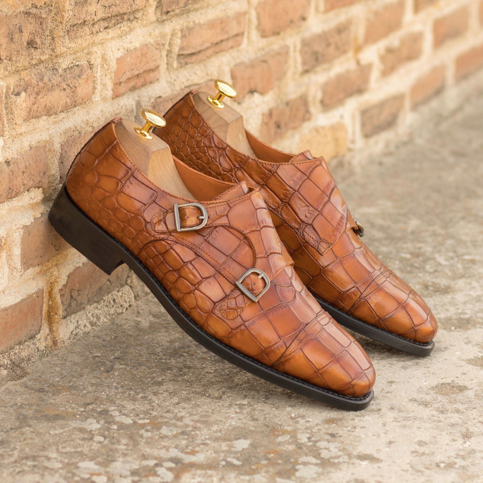 Double Monk Shoes MOCKO - Milanese Leather