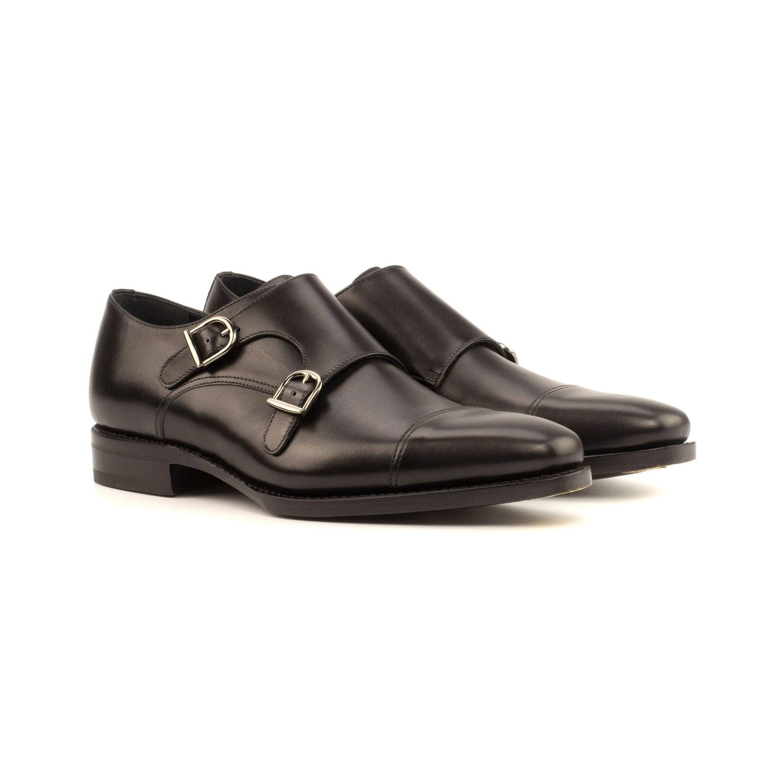 Double Monk Shoes NIGHT - Milanese Leather