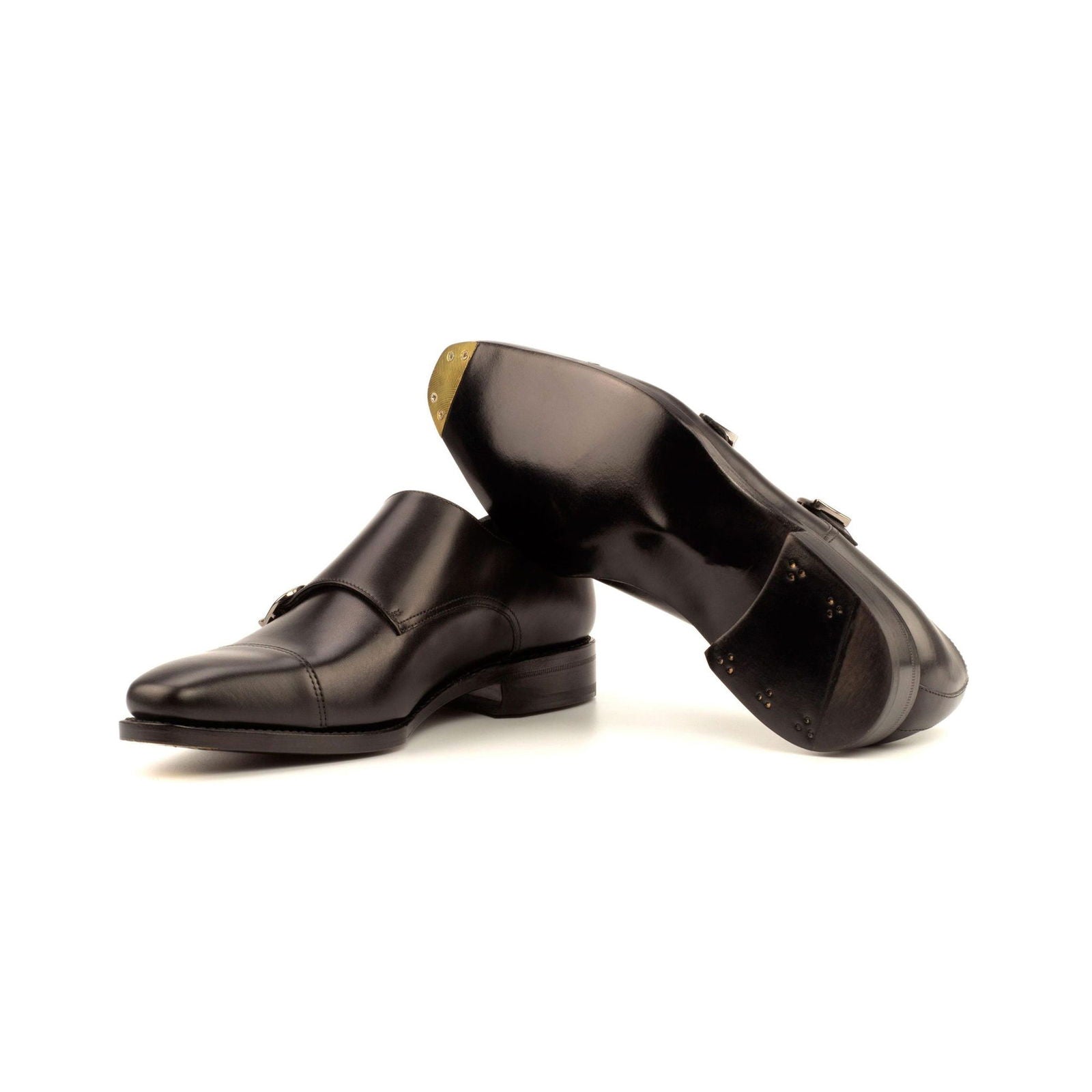 Double Monk Shoes NIGHT - Milanese Leather