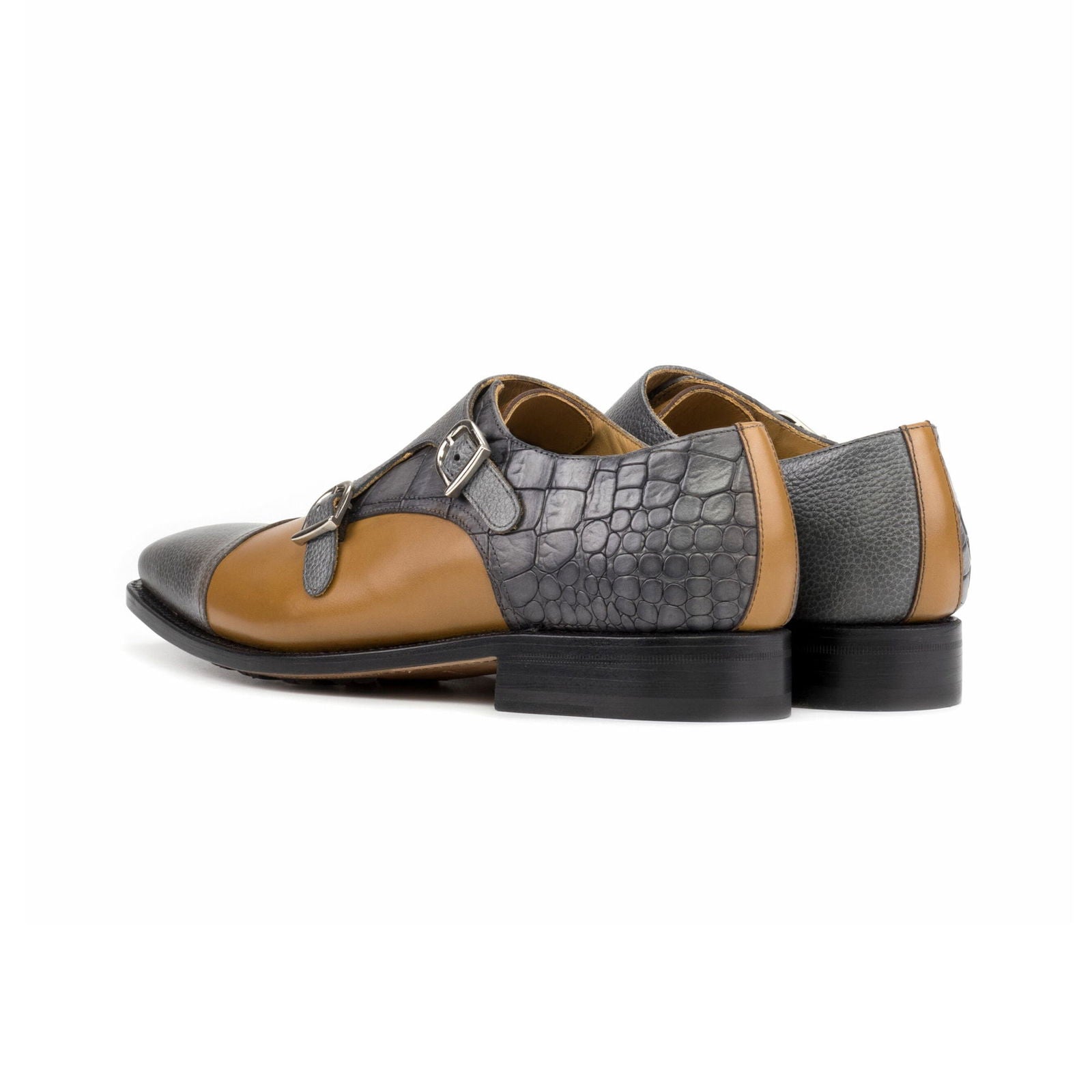 Double Monk Shoes NOTO - Milanese Leather