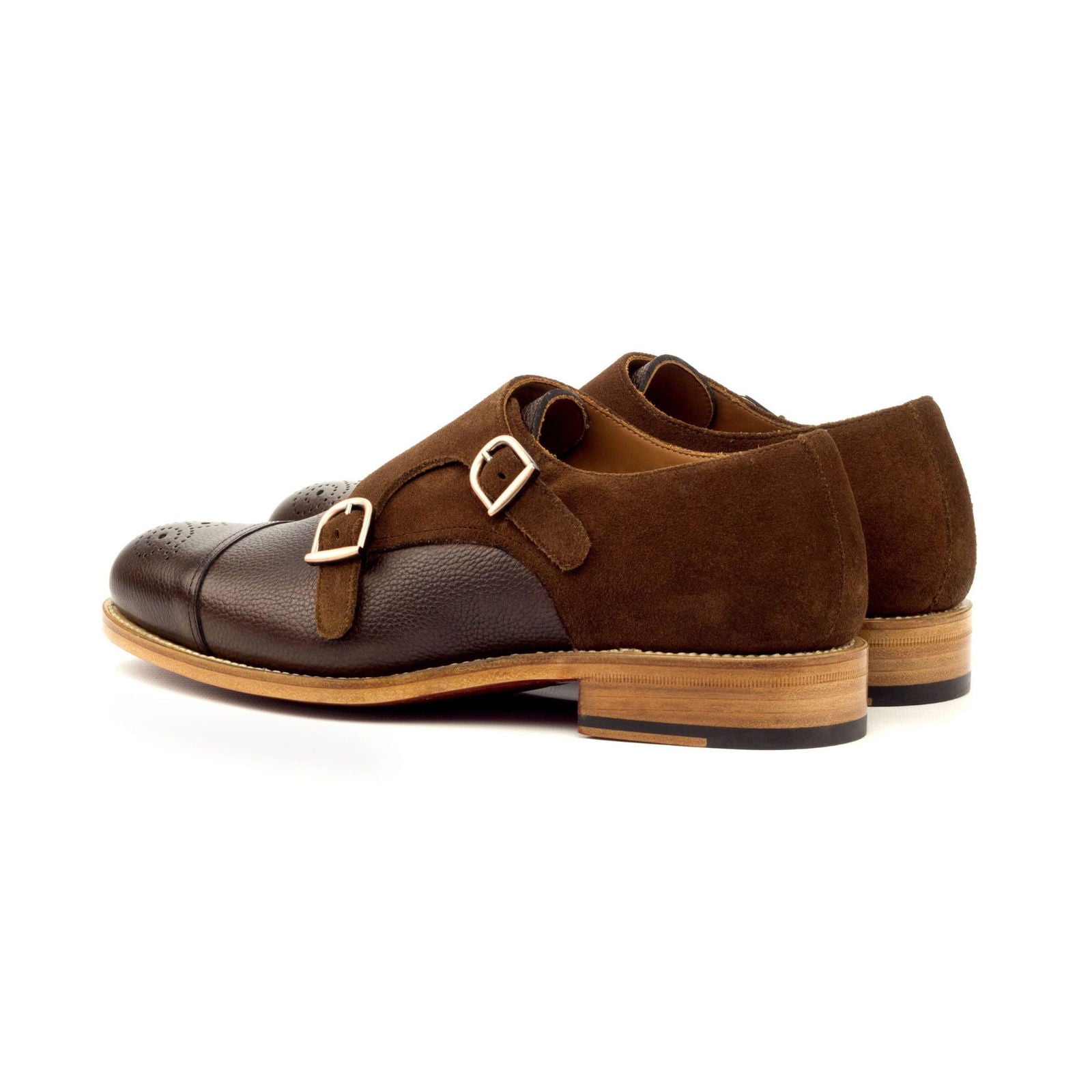 Double Monk Shoes PIERRO - Milanese Leather