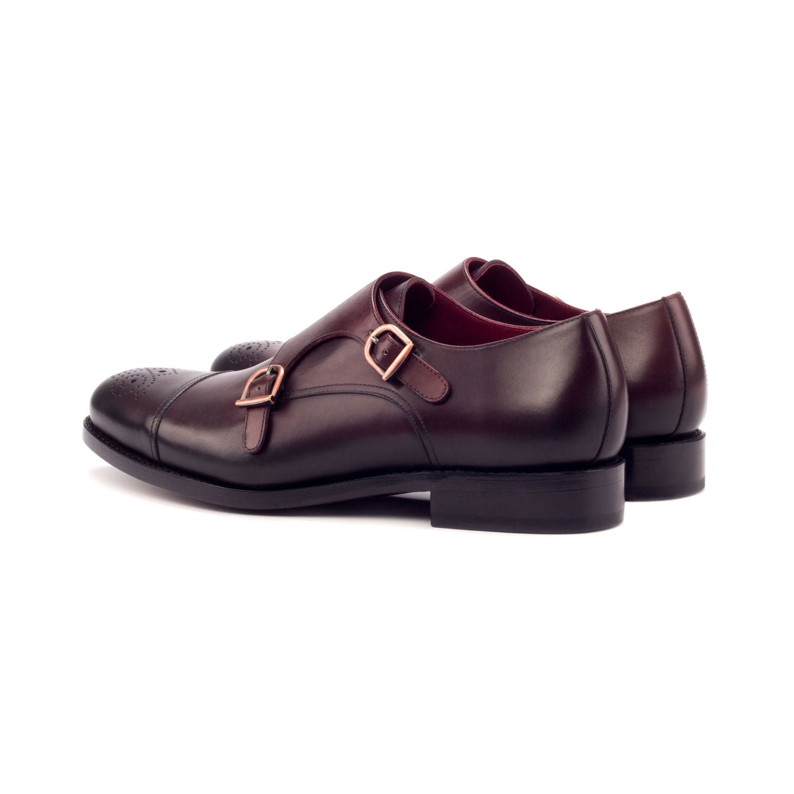 Double Monk Shoes ROBIN - Milanese Leather