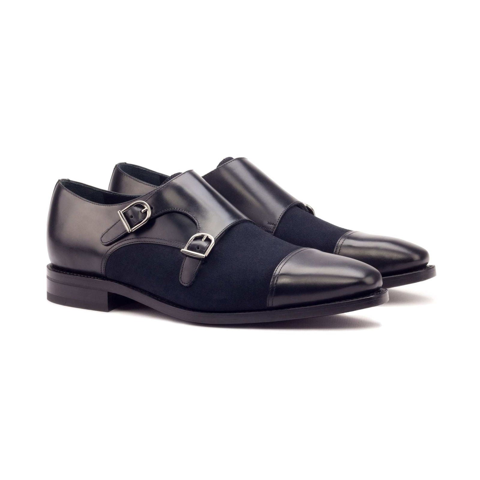 Double Monk Shoes TOMMY - Milanese Leather