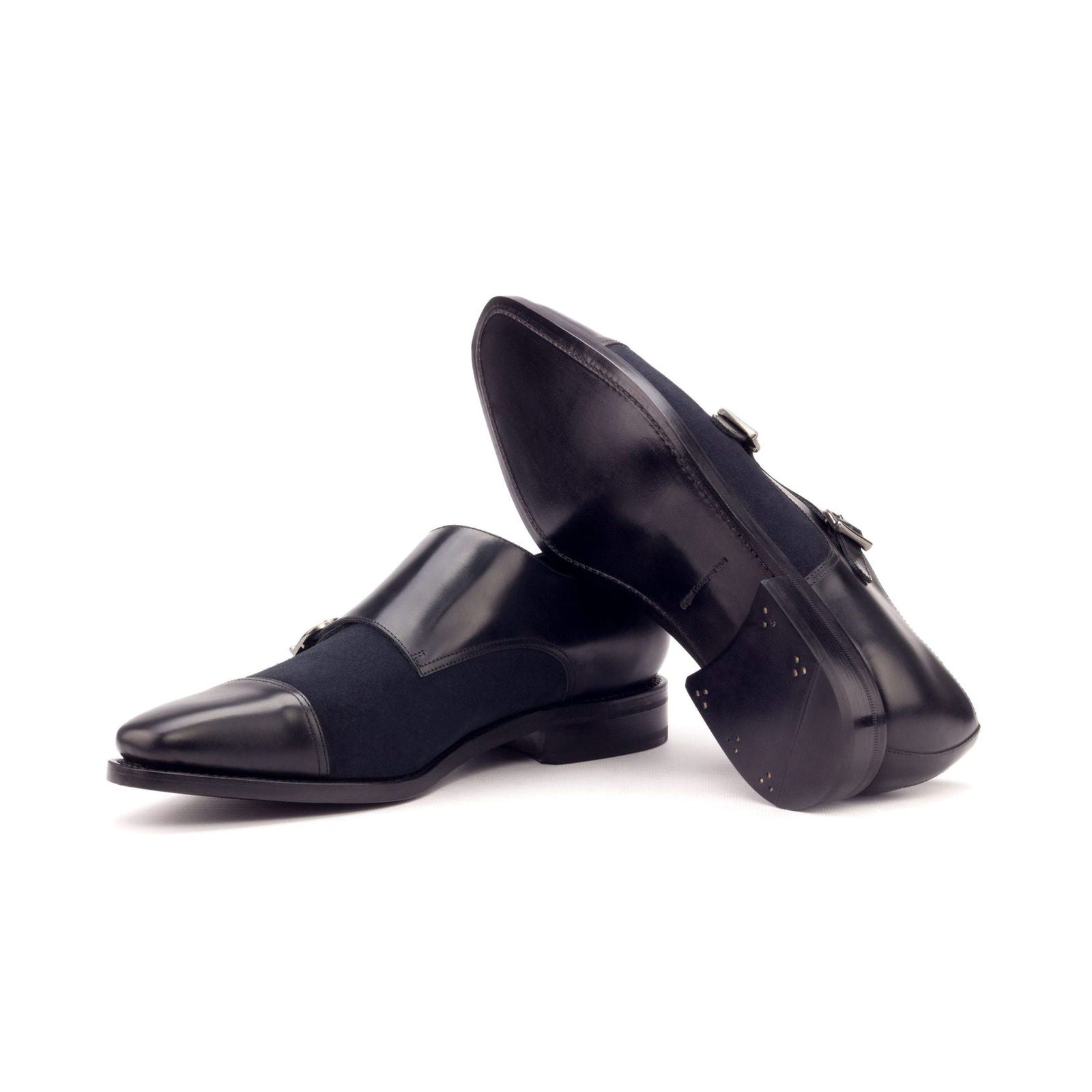 Double Monk Shoes TOMMY - Milanese Leather