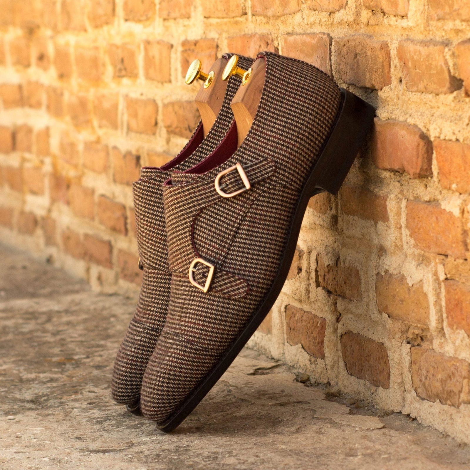 Double Monk Shoes ZEPPA - Milanese Leather