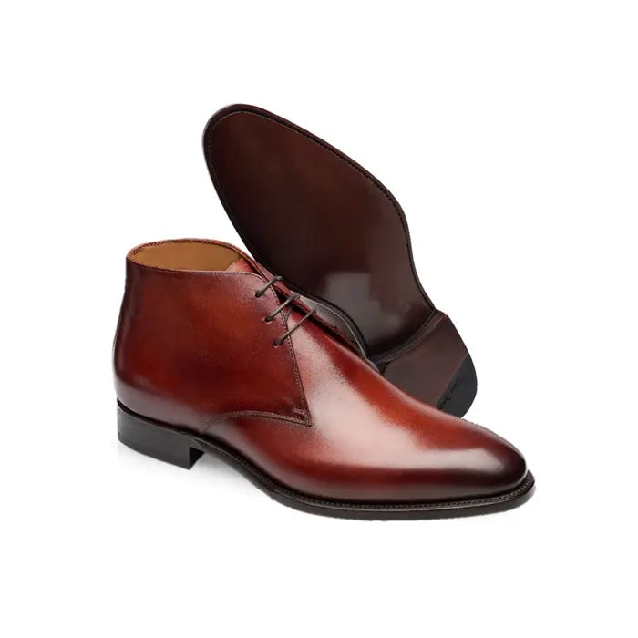 Edith Schwartz Chukka Boots - Milanese Leather