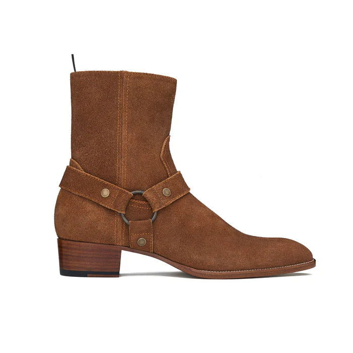 Eleanor Mccarty Side Zip Boots - Milanese Leather