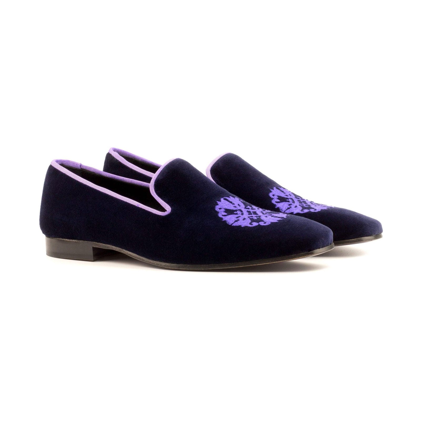 Embroidered Albert Slippers PLUSH - Milanese Leather