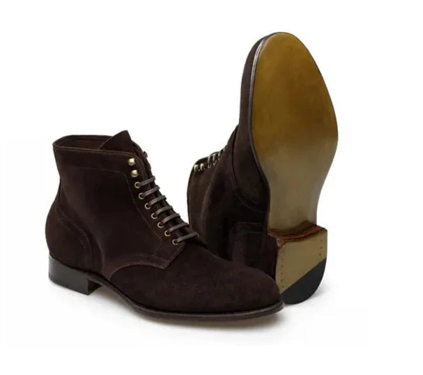 Fredric Aguirre Lace-Up Boots - Milanese Leather