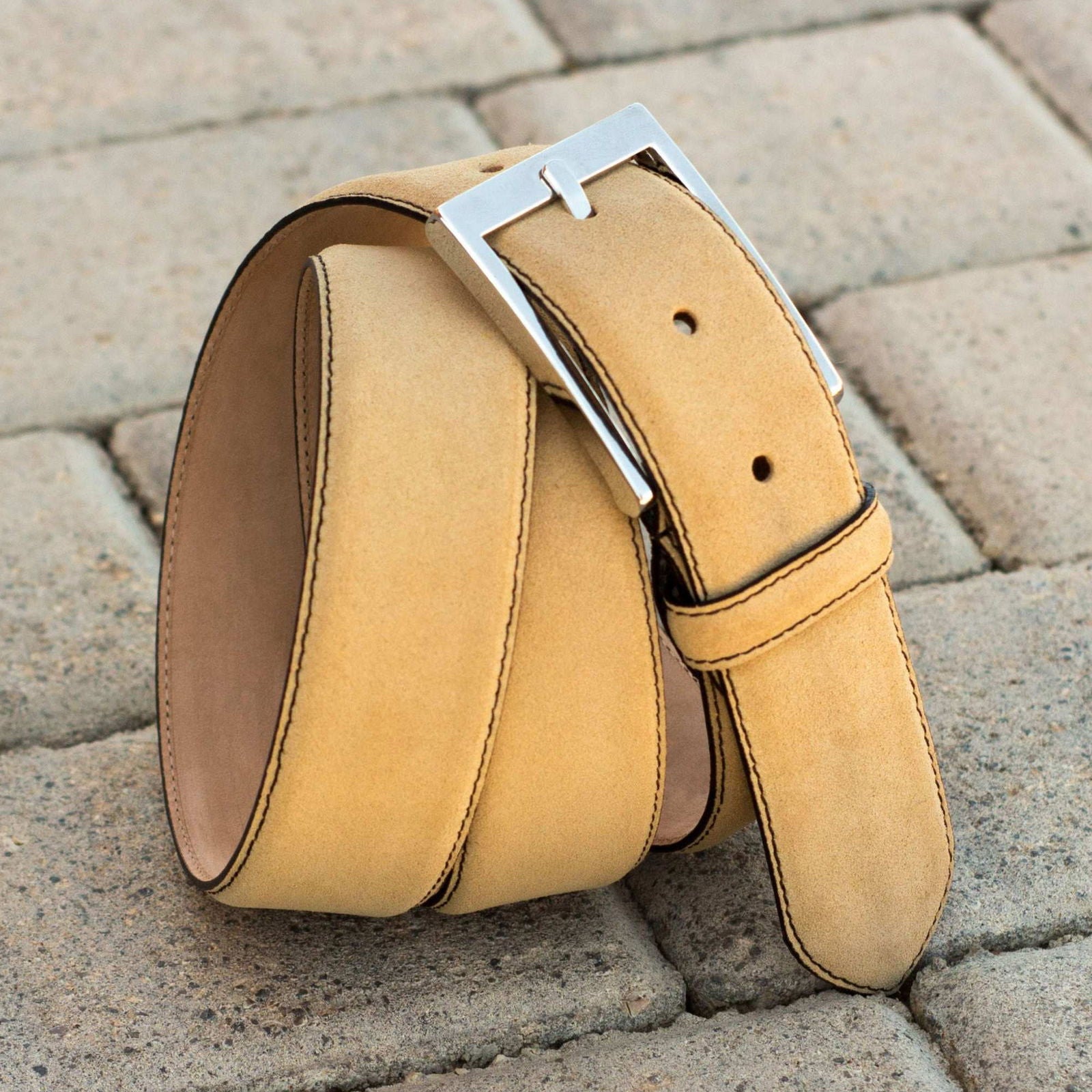 Hamptons Belt BUTTER - Milanese Leather