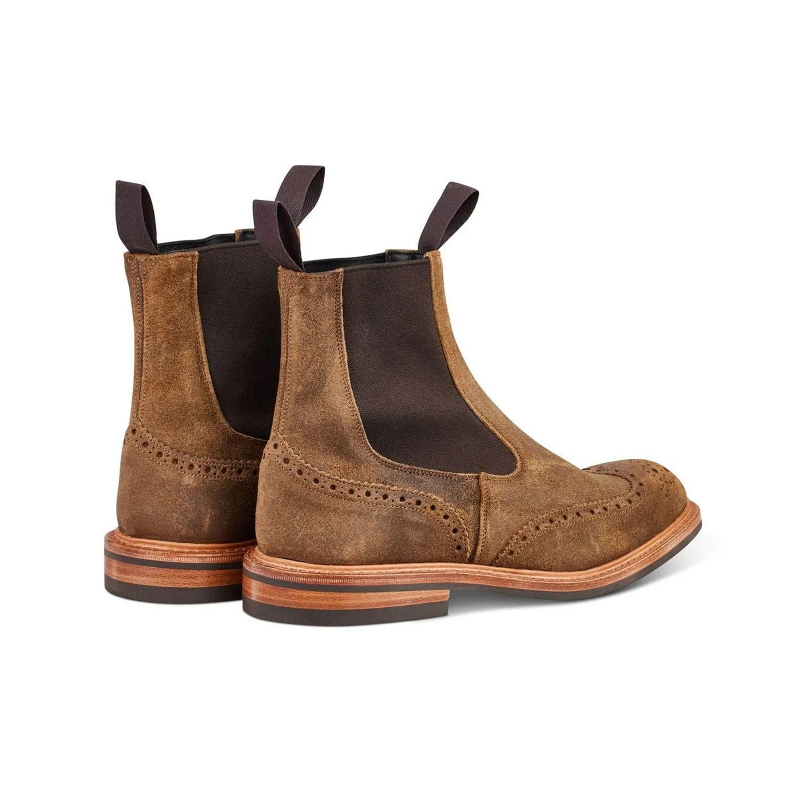 Henry Boot Peanut Reverse Suede - Milanese Leather